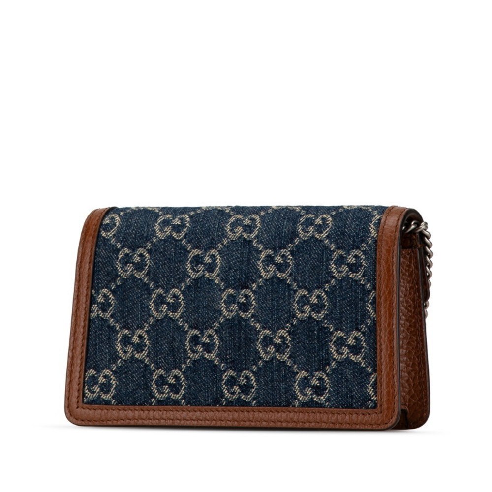 Gucci Gucci GG Denim Dionysus Shoulder Bag 476432 Denim Crossbody Bag 476432 - Picture 2 of 7